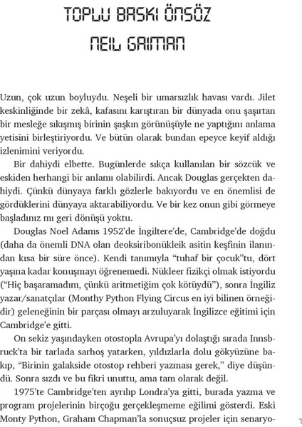 Otostopçunun Galaksi Rehberi (Ciltli) - Douglas Adams