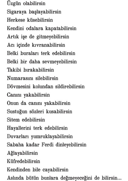 Şiir Sokaktadır Sana Hep Benden Söz Edecekler