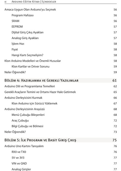 Arduino Eğitim Kitabı - Gökhan Dökmetaş