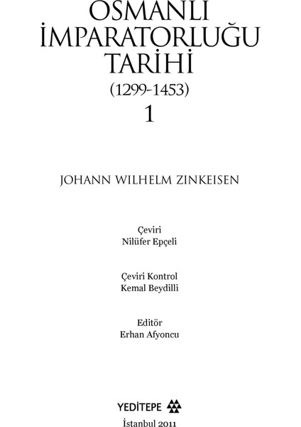 Osmanlı İmparatorluğu Tarihi (7 Cilt Takım Kutulu) - Johann Wilhelm Zinkeisen modelleri