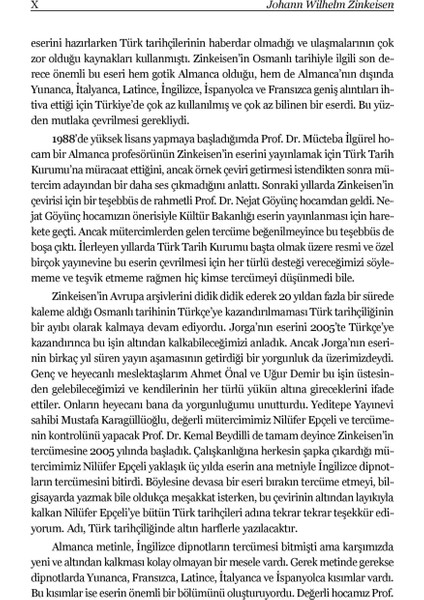 Osmanlı İmparatorluğu Tarihi (7 Cilt Takım Kutulu) - Johann Wilhelm Zinkeisen
