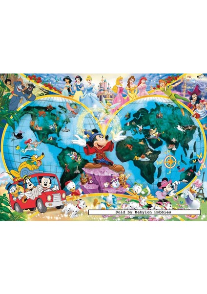 1000P Puzzle Wd World Map-157853