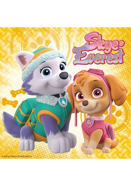 3 x 49 Parça Paw Patrol Skye Puzzle