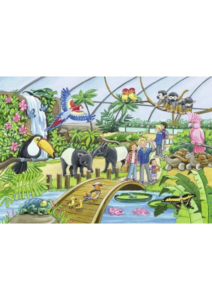 2x24 Parçalı Puzzle Zoo-078066