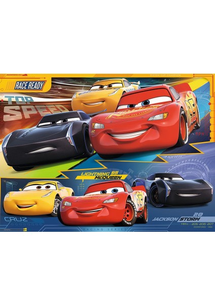 100 Parçalı  Puzzle Want Disney Cars3-109616