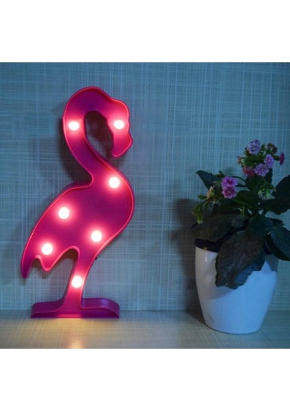 Bebek Çocuk Odası Flamingo Led Gece Lambası