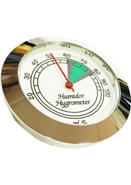 Humidor Puro Kutusu Higrometre Nem Saati