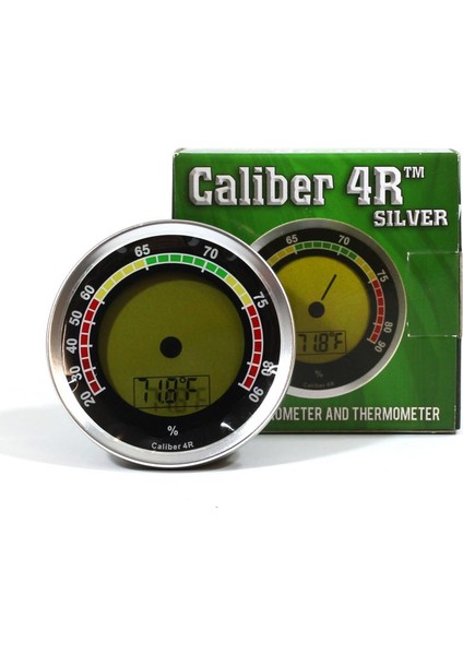 Caliber 4R America Dijital Higrometre Yuvarlak