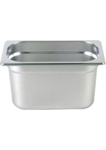 2,5 Litre Paslanmaz Çelik Gastronom Küvet 1/3