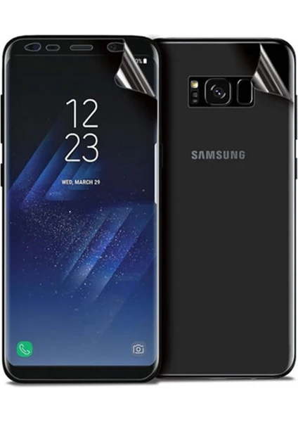 Samsung Galaxy S8 Full Body Ön Arka Jelatin Koruma