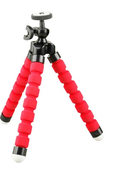 DSLR Telefon Kamera Sünger Ayaklı Akrobatik Tripod Ahtapot 3 Ayak