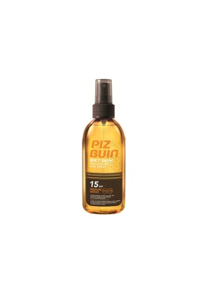 Transparan Islak Cilde Uygulanabilen Güneş Spreyi Spf 15 150Ml