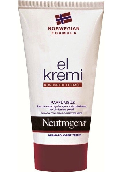 Norveç Formüllü El Kremi (Parfümsüz)