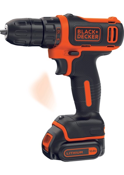 Black & Decker BDCDD12-QW 10.8V 1.5Ah Li-Ion Şarjlı Matkap Vidalama