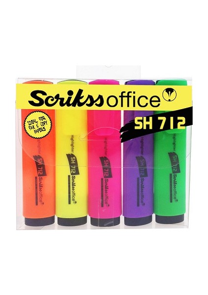 Sh712 5'Li Blister Fosforlu Kalem