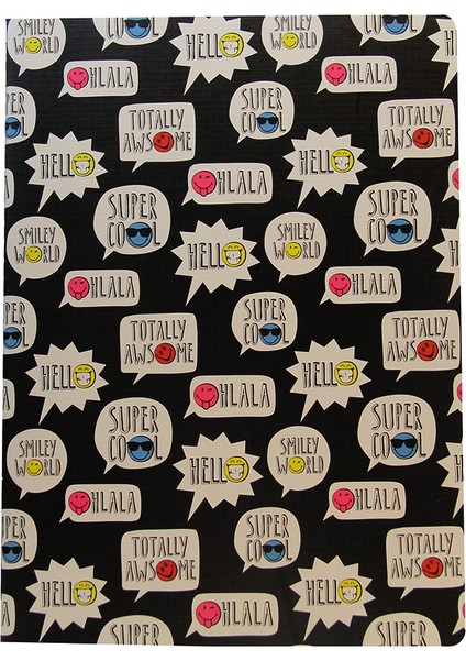 My Note Smiley World Trendy 19X26 Cm 60 Yaprak Çizgili Defter Smıley204-Ç
