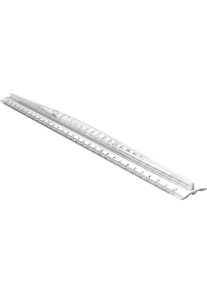 0250 Tribldesimetre Şeffaf 30 Cm Cetvel