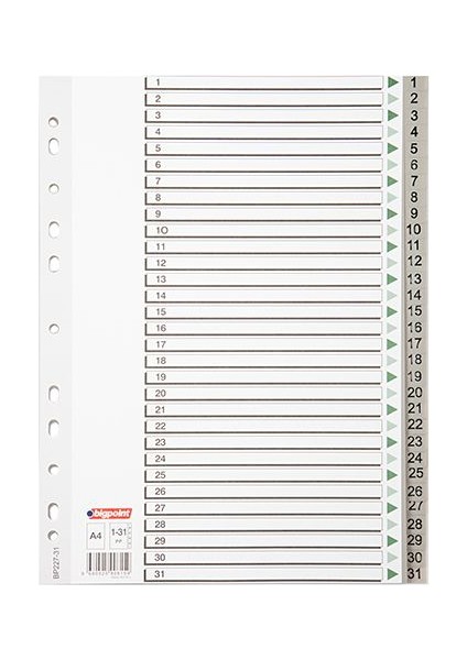 Seperatör A4 1-31 Rakamlı (Bp227-31)