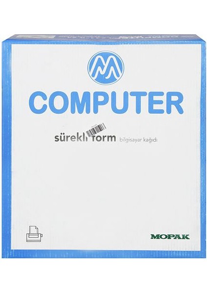 Mopak Sürekli Form 11'' X 24 Cm 5.5 Perforeli 3 Nüsha Düz 500'Lü