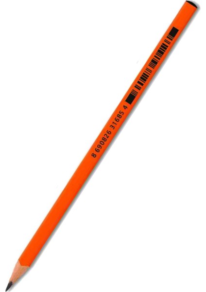 l 3168 Neon Turuncu Üçgen Hb Kurşun Kalem
