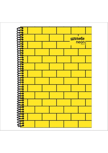 Neon Extra 100 Yaprak A4 Çizgili Defter