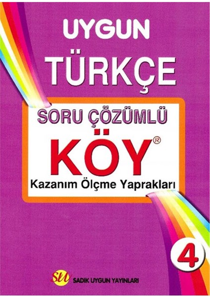 4. Sınıf Türkçe Soru Çözümlü Köy