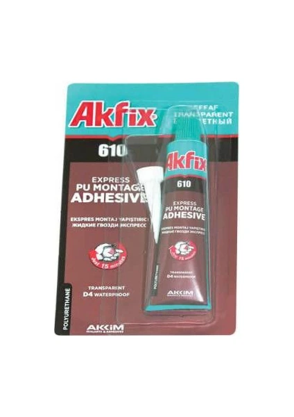 Akfix 610 Express Pu Yapıştırıcı 50Ml