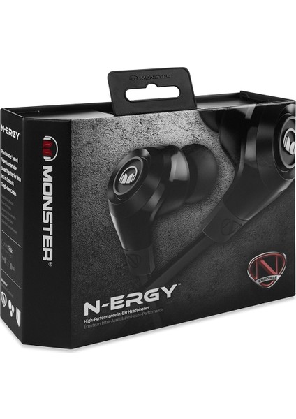 N-Ergy Seri 3.5 mm Ekstra Kuvvetli Hi-Fi Kulaklık - Kırmızı