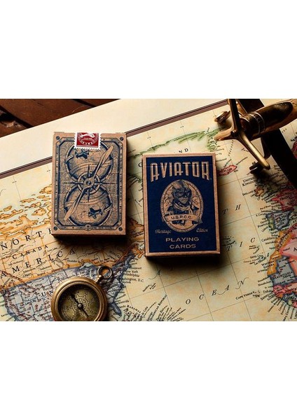 Bicycle Aviator Heritage Ed. Oyun Kartı Destesi (Orjinal Bicycle Koleksiyonluk Oyun Kağıdı)