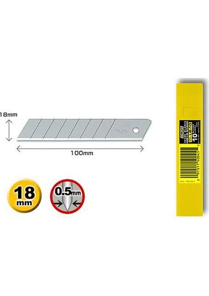 Lb-10 Büyük Yedek Bıçak 10 Lu