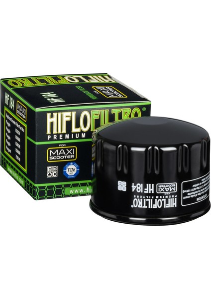HF184 Premium Metal Motosiklet Yağ Filtresi TUV Onaylı