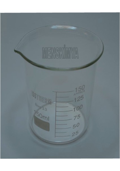 İsotherm Beher Cam Kısa Form 150 Ml