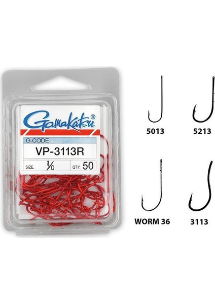 Hook Vp-Worm36 Ns 50Pc