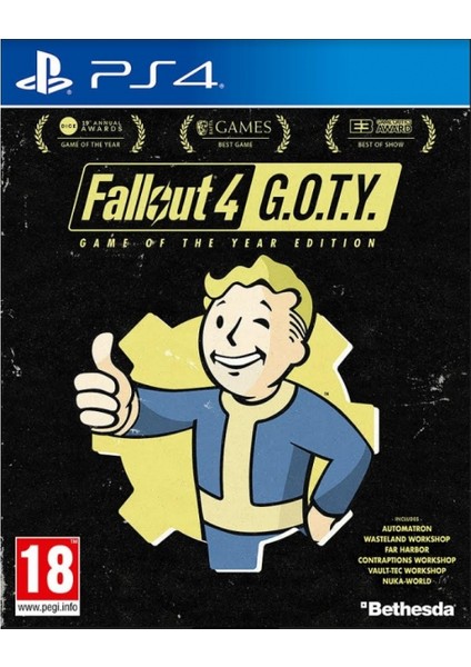 Fallout 4 Game of the Year Edition (GOTY) PS4 Oyun