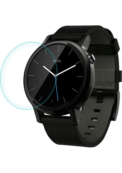 Motorola Moto 360 42Mm 2Versiyon Kırılmaz Cam Ekran Koruyucu