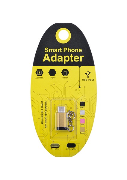 Ligtining Dönüştürücü Mİcro Usb Adaptor Converter Çevirİci Başlık Anahtarlık