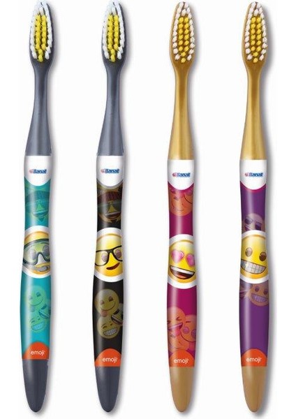 Emoji 2'Li Diş Fırçası (Orta)