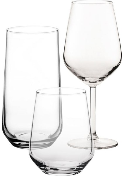 18 Parça Allegra Su Meşrubat Kadeh Takımı P41536 & P420015-1030378 & P440065