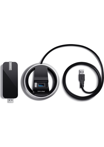 Archer T4UH 1200 Mbps Wireless Dual Band AC USB 3.0 Yüksek Kazanımlı Kablosuz Adaptör fırsatları