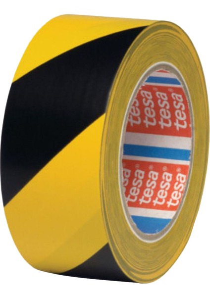 tesaflex 60760 PV1 Sarı-Siyah Yer İşaretleme Bandı 33x50 cm