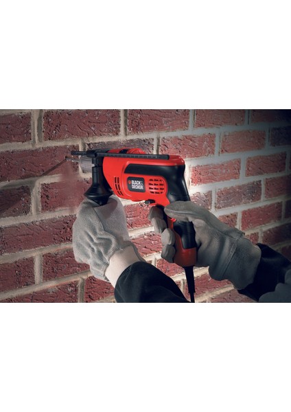 Black & Decker CD714CREW2 710 Watt 13 mm Darbeli Matkap