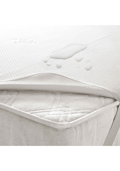 %100 Sıvı Geçirmez Alez Yatak Koruyucu Tek Kişilik Alez 90 Cm x 190 Cm
