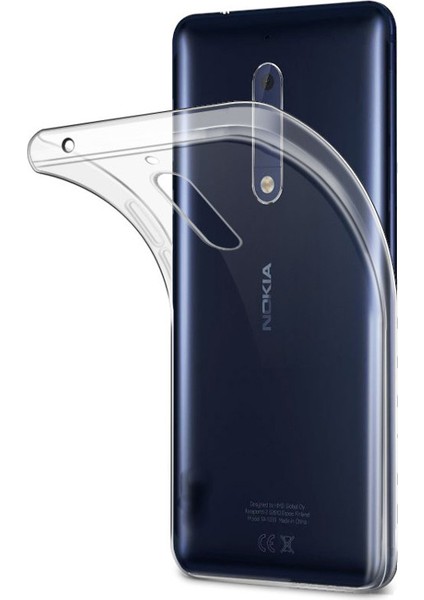 Nokia 6 Ultra 0.2 Mm İnce Silikon Kılıf + Tempered Glass Koruma