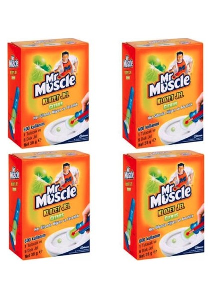 Mr. Muscle Klozet Jel - 4 Adet