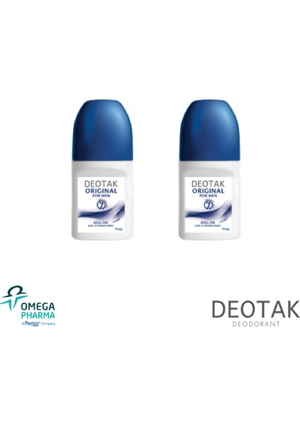 Original Roll-On Deodorant 35 Ml - 2 Adet Erkekler İçin