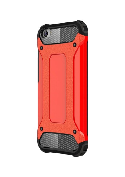 Xiaomi Mi5 Zırhlı Sert Rubber Kılıf + 9H Darbeye Karşı Etkili Cam