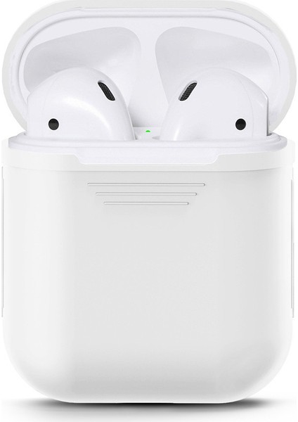 Apple Airpods Silikon Kılıf Beyaz
