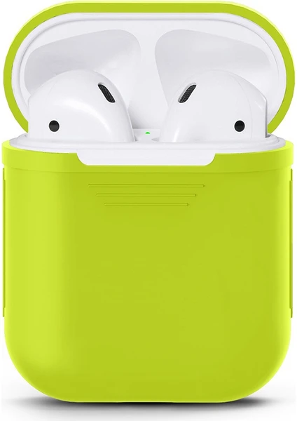 Case 4U Apple Airpods Silikon Kılıf Yeşil