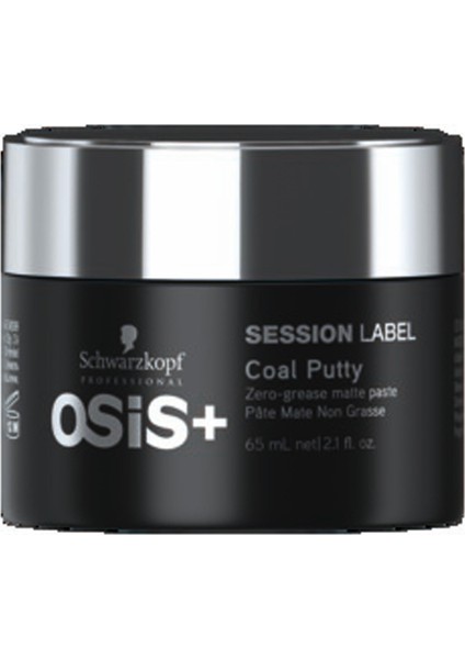 Osıs Session Label Coal Putty Ağırlaştırmayan Mat Wax 65Ml - Yeni Seri