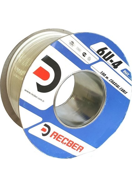 Rg6U4 Cu Al Bakır 100Metre Anten Kablosu